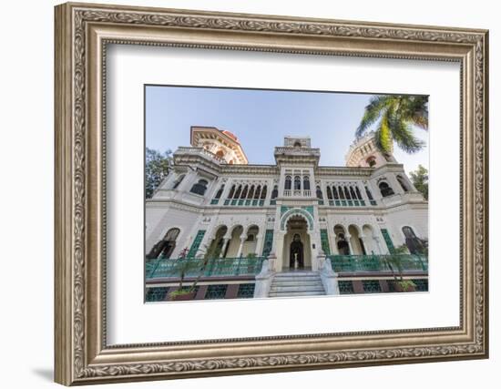 Exterior view of Palacio de Valle (Valle's Palace), Punta Gorda, Cienfuegos, Cuba, West Indies, Car-Michael Nolan-Framed Photographic Print