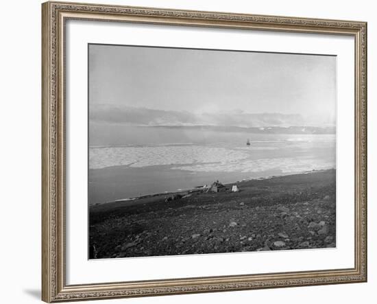 Exterior View of Robert Peary's House-Bettmann-Framed Photographic Print