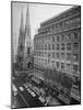 Exterior View of Saks Fifth Ave. Department Store-Alfred Eisenstaedt-Mounted Photographic Print