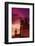 Exterior View of the Church of Guadalupe at Sunset-Randy Faris-Framed Photographic Print