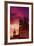 Exterior View of the Church of Guadalupe at Sunset-Randy Faris-Framed Photographic Print