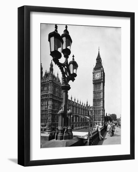 Exterior View of the House of Parliament and Big Ben-Tony Linck-Framed Photographic Print