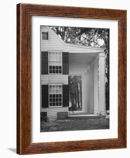 Exterior View of the House of Revolutionary War General Philip Schuyler, Hudson River Valley-Margaret Bourke-White-Framed Photographic Print