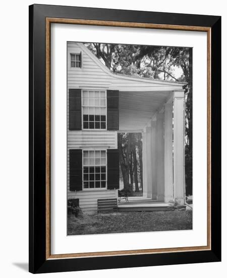 Exterior View of the House of Revolutionary War General Philip Schuyler, Hudson River Valley-Margaret Bourke-White-Framed Photographic Print