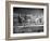 Exterior View of the Roosevelt Family Mansion, Birthplace of Pres. Franklin D. Roosevelt-Margaret Bourke-White-Framed Photographic Print