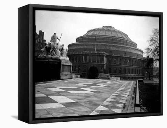 Exterior View of the Royal Albert Hall in London, 1951-null-Framed Premier Image Canvas