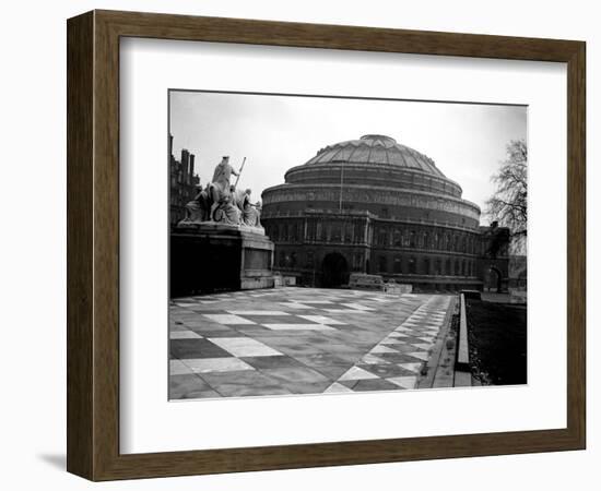 Exterior View of the Royal Albert Hall in London, 1951-null-Framed Photographic Print