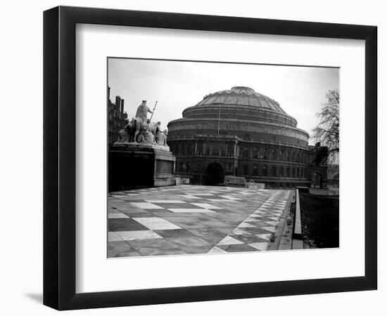 Exterior View of the Royal Albert Hall in London, 1951-null-Framed Photographic Print