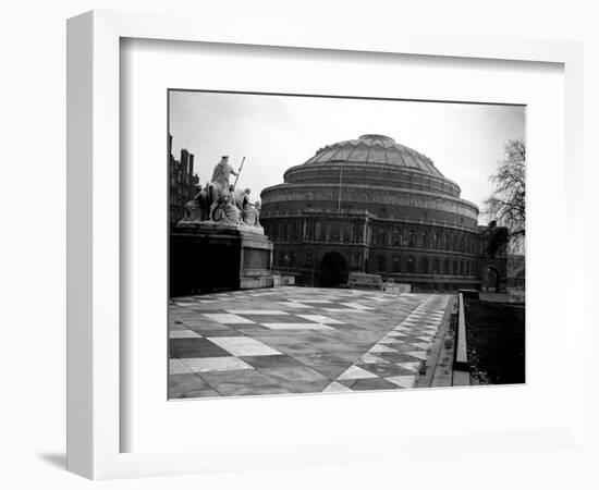 Exterior View of the Royal Albert Hall in London, 1951-null-Framed Photographic Print