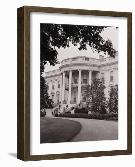 Exterior View of the White House-null-Framed Photographic Print