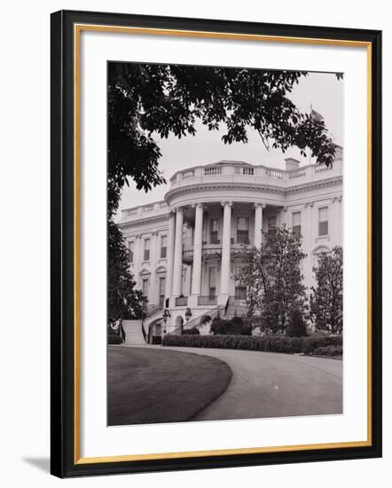 Exterior View of the White House-null-Framed Photographic Print