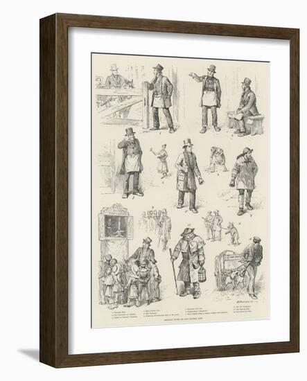 Extinct Types of Old London Life-Horace Petherick-Framed Giclee Print