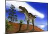 Extinction of the Dinosaurs, Artwork-Richard Bizley-Mounted Photographic Print