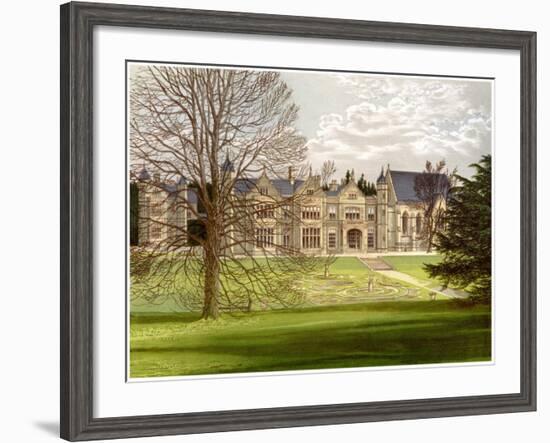 Exton House, Rutland, Home of the Earl of Gainsborough, C1880-AF Lydon-Framed Giclee Print