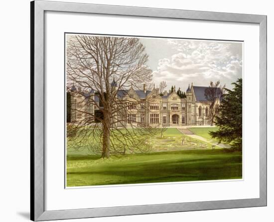 Exton House, Rutland, Home of the Earl of Gainsborough, C1880-AF Lydon-Framed Giclee Print