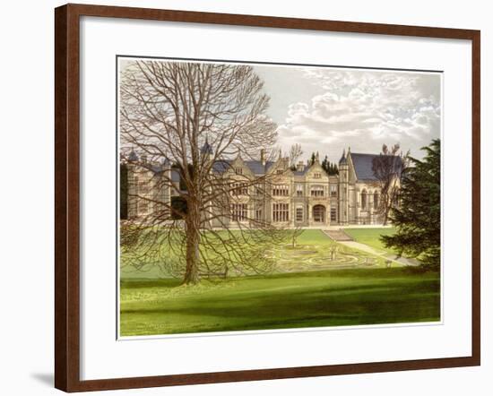 Exton House, Rutland, Home of the Earl of Gainsborough, C1880-AF Lydon-Framed Giclee Print