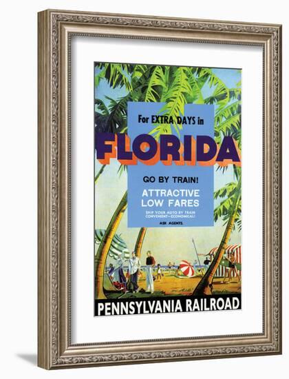 Extra Days in Florida-null-Framed Art Print