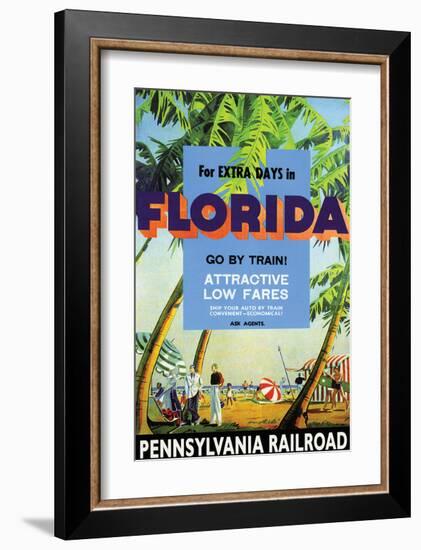 Extra Days in Florida-null-Framed Art Print