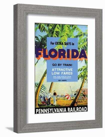 Extra Days in Florida-null-Framed Art Print