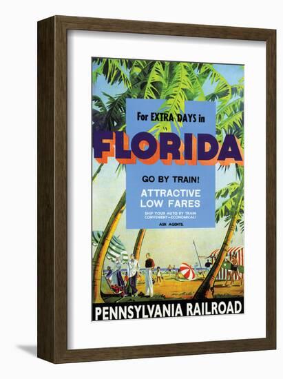 Extra Days in Florida-null-Framed Art Print