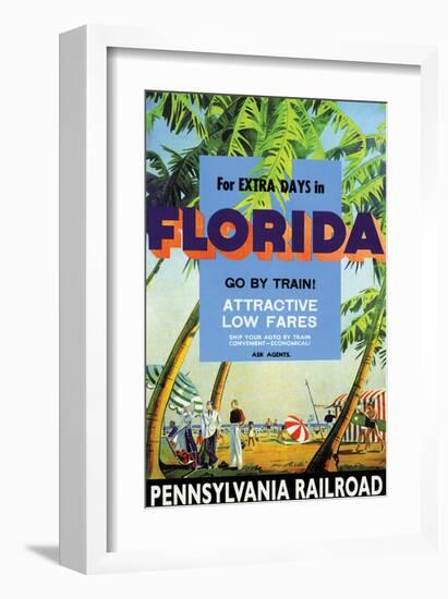 Extra Days in Florida-null-Framed Art Print