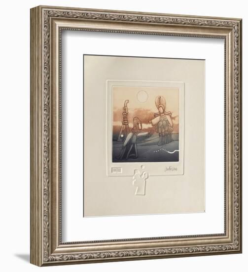 Extra-terrestres III-Antonio Andivero-Framed Limited Edition