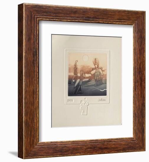 Extra-terrestres III-Antonio Andivero-Framed Limited Edition