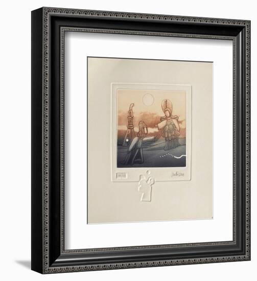 Extra-terrestres III-Antonio Andivero-Framed Limited Edition