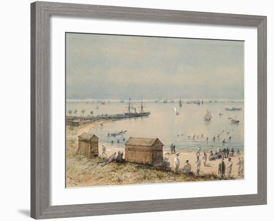 Extract, the Album Souvenir of the Trip of Empress Eugenie for the Inauguration of the Suez Canal-Édouard Riou-Framed Giclee Print