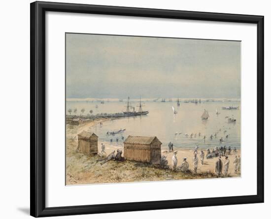 Extract, the Album Souvenir of the Trip of Empress Eugenie for the Inauguration of the Suez Canal-Édouard Riou-Framed Giclee Print