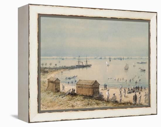 Extract, the Album Souvenir of the Trip of Empress Eugenie for the Inauguration of the Suez Canal-Édouard Riou-Framed Premier Image Canvas