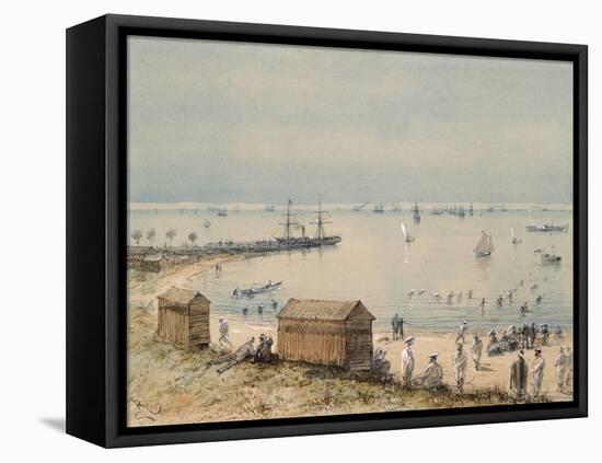 Extract, the Album Souvenir of the Trip of Empress Eugenie for the Inauguration of the Suez Canal-Édouard Riou-Framed Premier Image Canvas