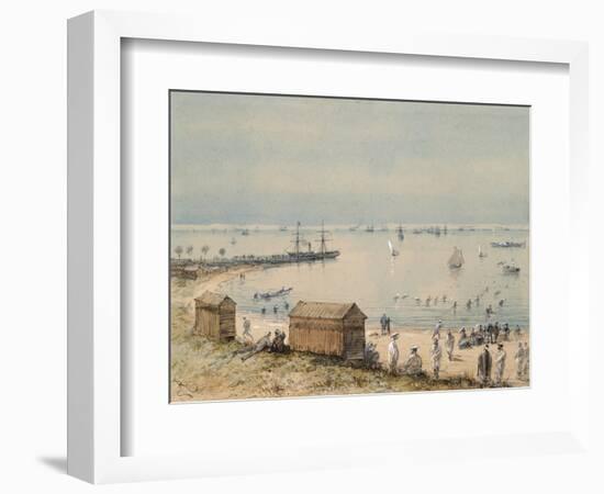 Extract, the Album Souvenir of the Trip of Empress Eugenie for the Inauguration of the Suez Canal-Édouard Riou-Framed Giclee Print