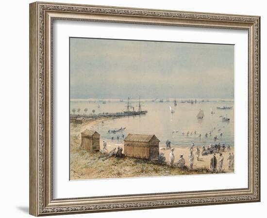 Extract, the Album Souvenir of the Trip of Empress Eugenie for the Inauguration of the Suez Canal-Édouard Riou-Framed Giclee Print