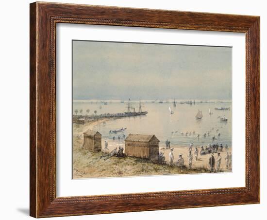 Extract, the Album Souvenir of the Trip of Empress Eugenie for the Inauguration of the Suez Canal-Édouard Riou-Framed Giclee Print