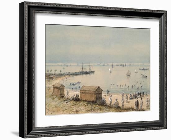 Extract, the Album Souvenir of the Trip of Empress Eugenie for the Inauguration of the Suez Canal-Édouard Riou-Framed Giclee Print