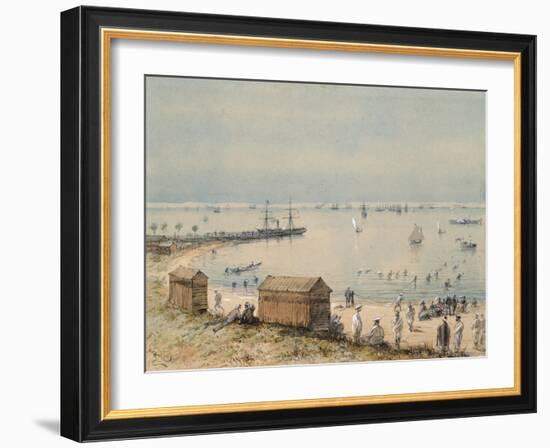 Extract, the Album Souvenir of the Trip of Empress Eugenie for the Inauguration of the Suez Canal-Édouard Riou-Framed Giclee Print