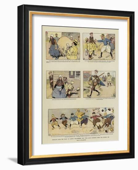Extracts from the Diary of Samuel Willowmere, Who with Jacob Porteous Visits the Zuyder Zee-Tom Browne-Framed Giclee Print