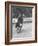 Extraordinarily Skillful Russian Performing Bear Driving a Motorcycle-Carl Mydans-Framed Photographic Print