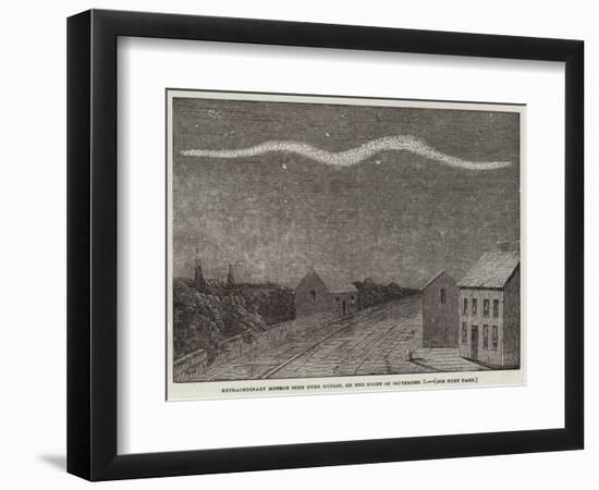Extraordinary Meteor Seen over Dublin, on the Night of 2 September-null-Framed Giclee Print
