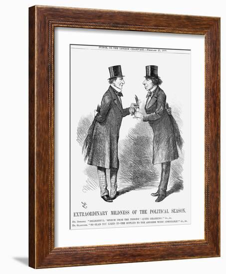 Extraordinary Mildness of the Political Season, 1869-John Tenniel-Framed Giclee Print