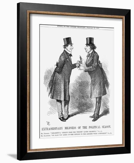 Extraordinary Mildness of the Political Season, 1869-John Tenniel-Framed Giclee Print