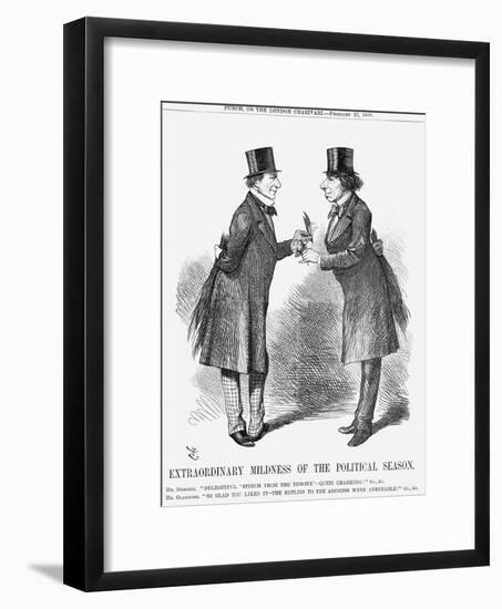 Extraordinary Mildness of the Political Season, 1869-John Tenniel-Framed Giclee Print