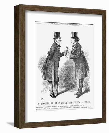 Extraordinary Mildness of the Political Season, 1869-John Tenniel-Framed Giclee Print