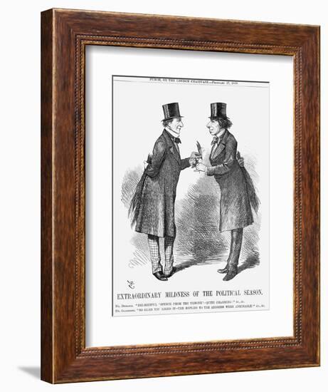 Extraordinary Mildness of the Political Season, 1869-John Tenniel-Framed Giclee Print