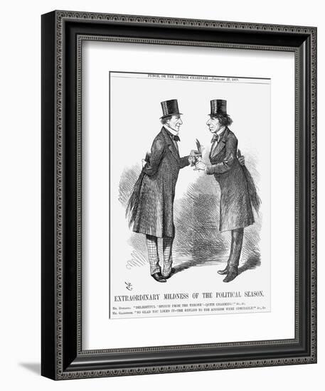 Extraordinary Mildness of the Political Season, 1869-John Tenniel-Framed Giclee Print