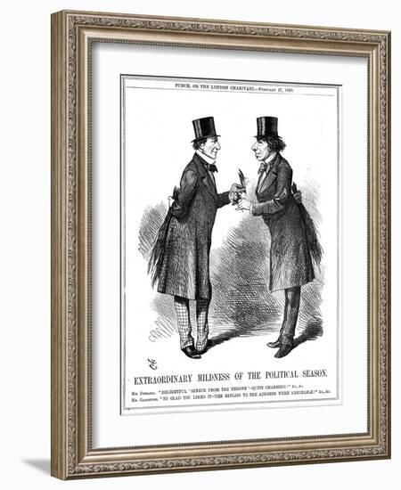 Extraordinary Mildness of the Political Season, 1869-John Tenniel-Framed Giclee Print