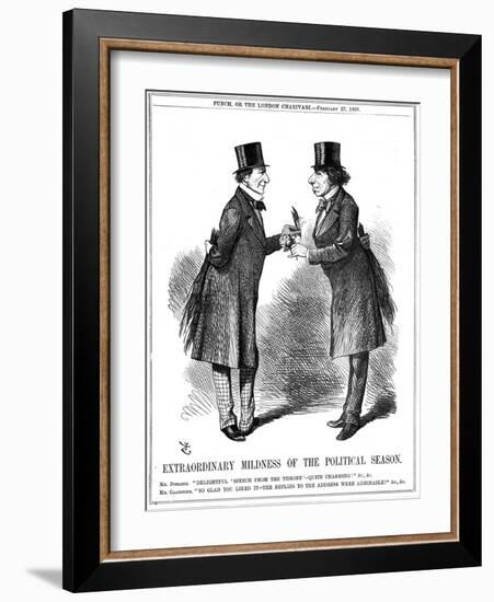 Extraordinary Mildness of the Political Season, 1869-John Tenniel-Framed Giclee Print