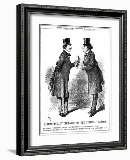 Extraordinary Mildness of the Political Season, 1869-John Tenniel-Framed Giclee Print