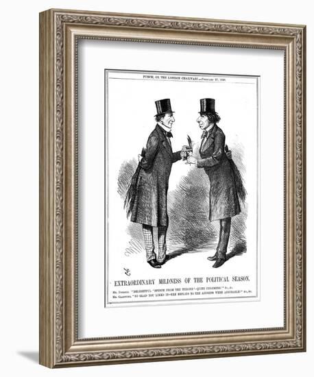 Extraordinary Mildness of the Political Season, 1869-John Tenniel-Framed Giclee Print